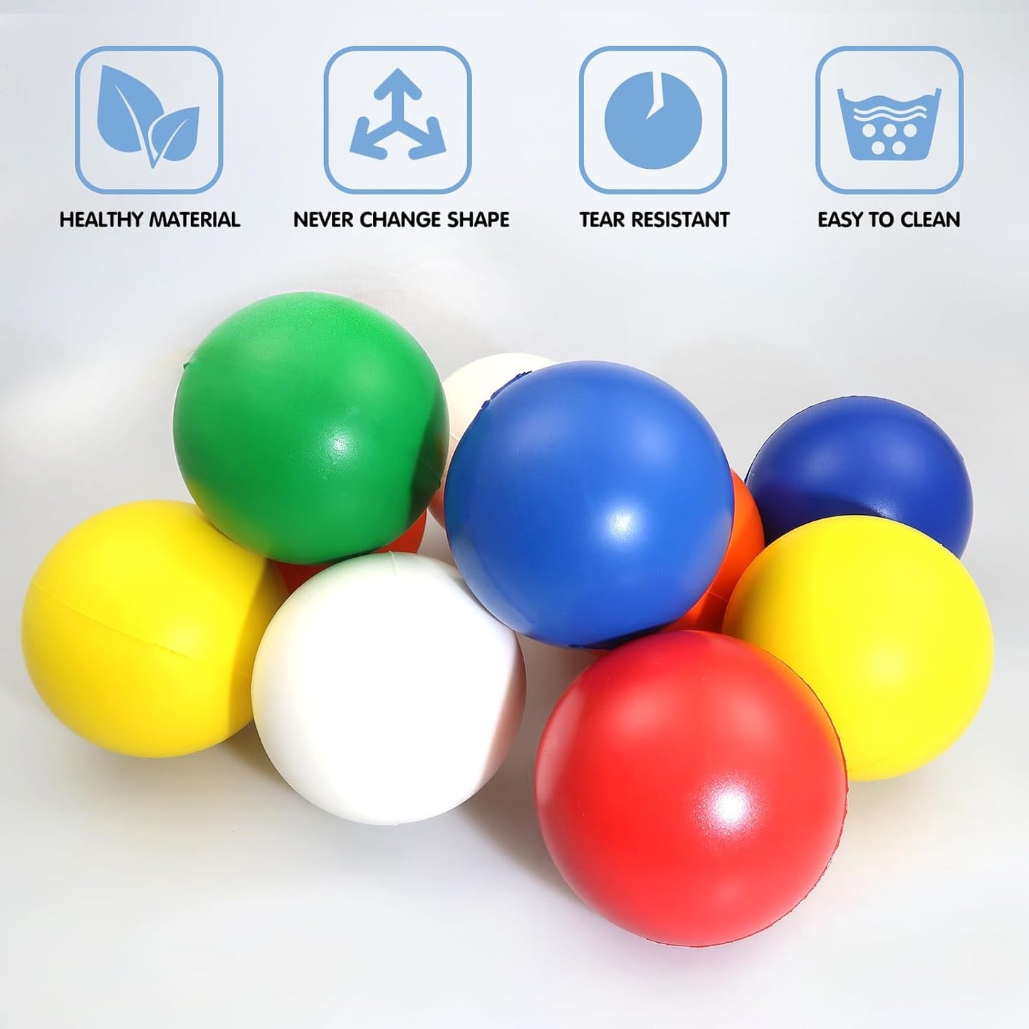 舒壓握力球 6入組 Stress Relief Balls 6-Pack