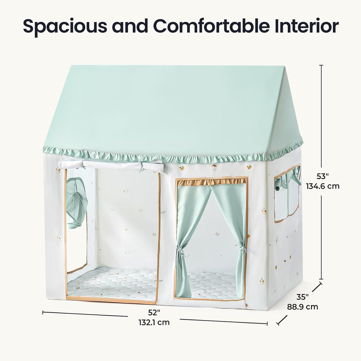 Tiny Land 鼠尾草綠小屋遊戲帳篷 Sage Green Kids Playhouse Tent