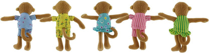五隻小猴子指偶 Five Little Monkeys Finger Puppet Set