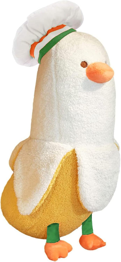 PEACH CAT 香蕉鴨絨毛擢擁抱枕 Banana Duck Hugging Pillow