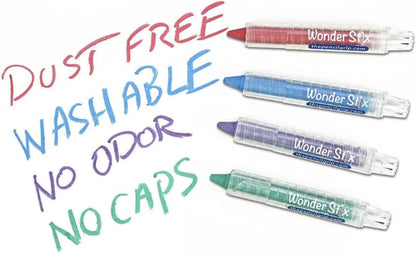 Wonder Stix 無塵粉彩蠟筆 12色/ 24色 Dustless Chalk Crayons 12/ 24 Pastel