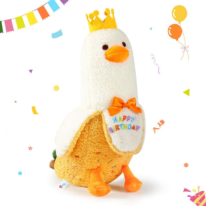 PEACH CAT 香蕉鴨絨毛擢擁抱枕 Banana Duck Hugging Pillow