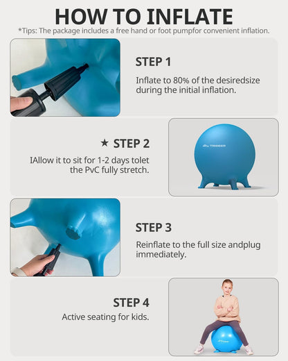 Trideer 兒童瑜伽球椅 Kids Yoga Ball Chair