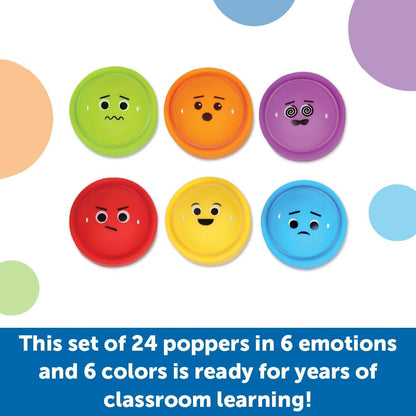 Learning Resources 彩虹情緒按壓球教室組 Rainbow Emotion Fidget Poppers