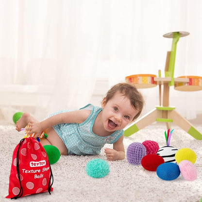 teytoy 蒙特梭利嬰兒感官紋理球 10入 Montessori Sensory Texture Balls - 10pcs Texture Set