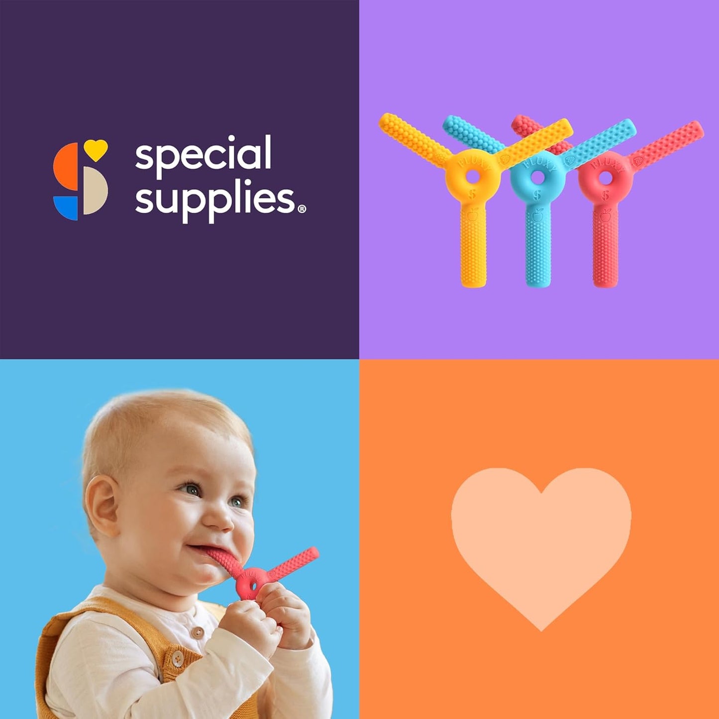 Special Supplies 口腔感統咀嚼玩具 3件組 FLUXY Oral Sensory Chew Toys – Combo 3 Pack