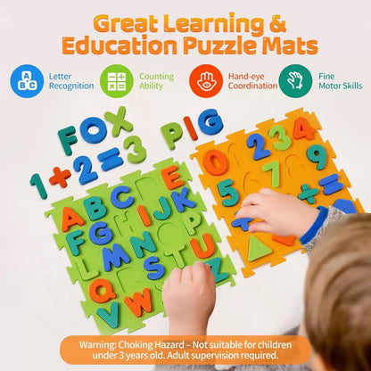 兒童感官拼圖學習地墊套裝(6件裝) Sensory Learning Puzzle Mats(6-pack)