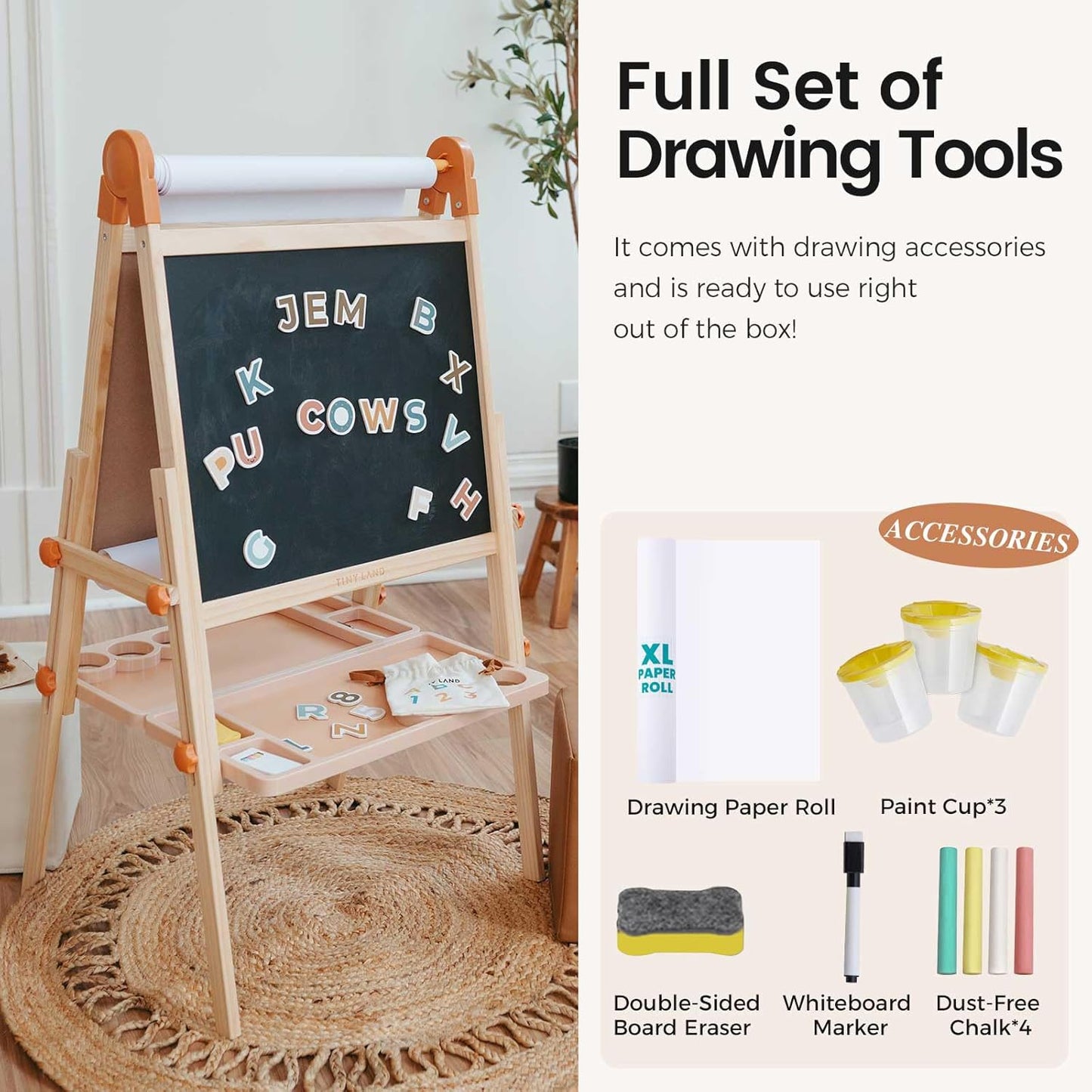 Tiny Land 雙面磁性畫架 Dual-Side Easel