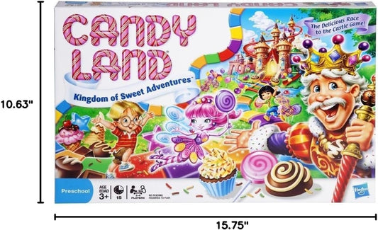 Candy Land 兒童版 Hasbro Gaming Candy Land Kingdom of Sweet Adventures Board Game