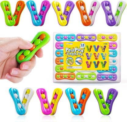 LESONG 指尖旋轉紓壓玩具 6/18入組 Finger Spinner Fidget Toys - 6/18 Pack
