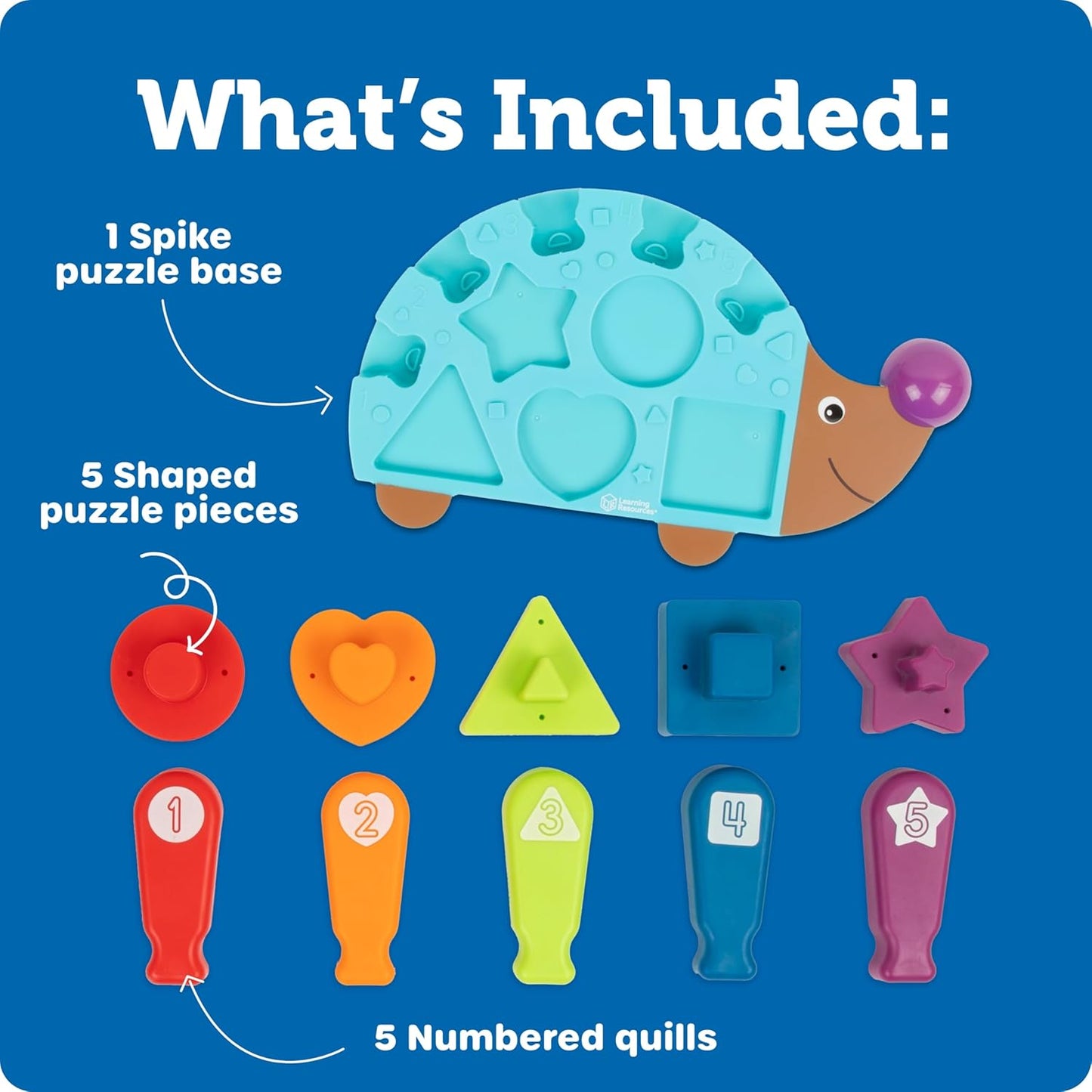 Learning Resources 刺蝟小尖峰拼圖夥伴 Spike Puzzle Playmate
