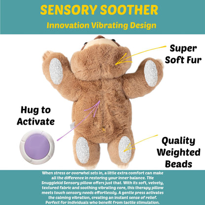 樹獺感官震動承重枕 Sloth Sensory Vibrating Pillow
