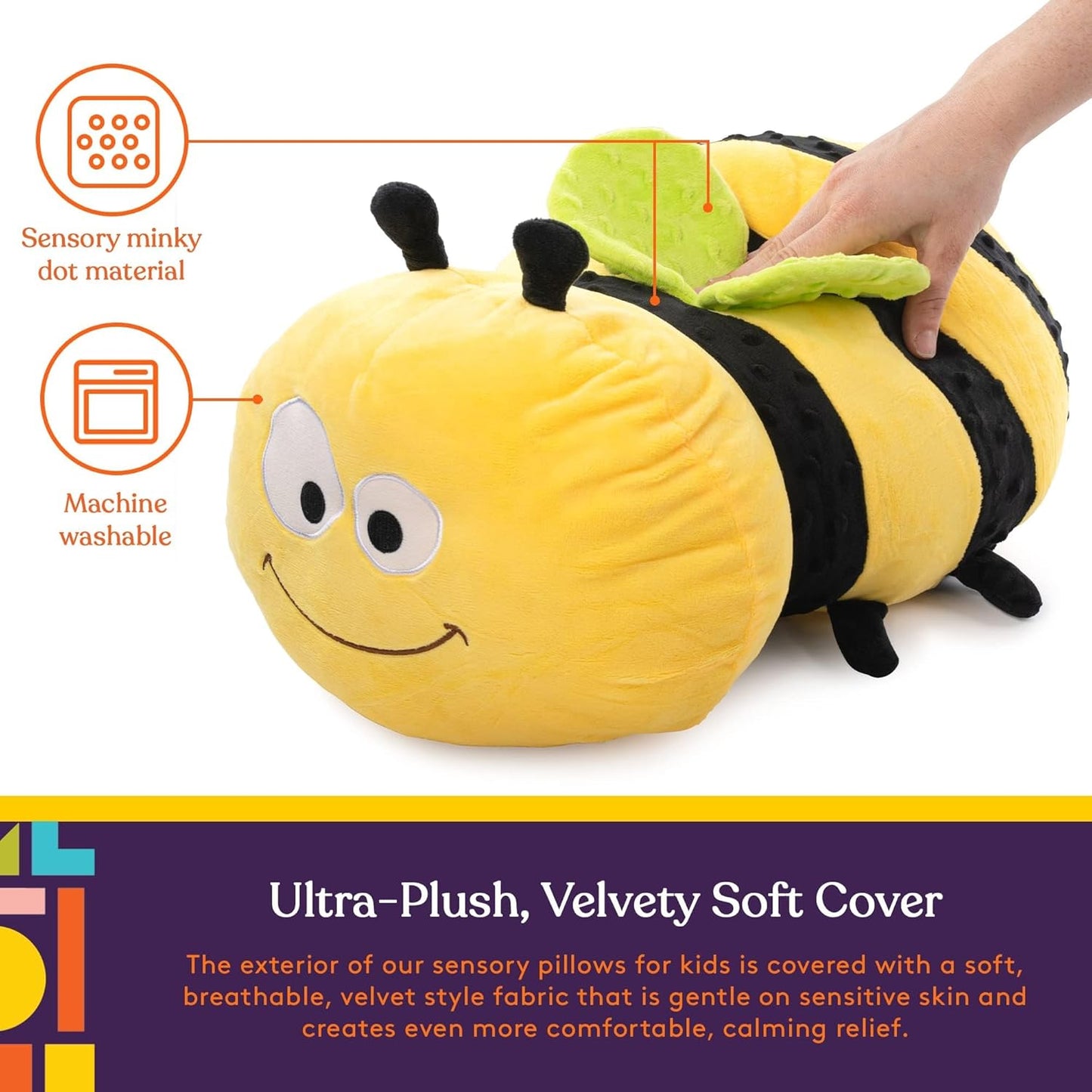 振動毛公仔(小蜜蜂) Special Supplies Vibrating Pillow (Bumble Bee)