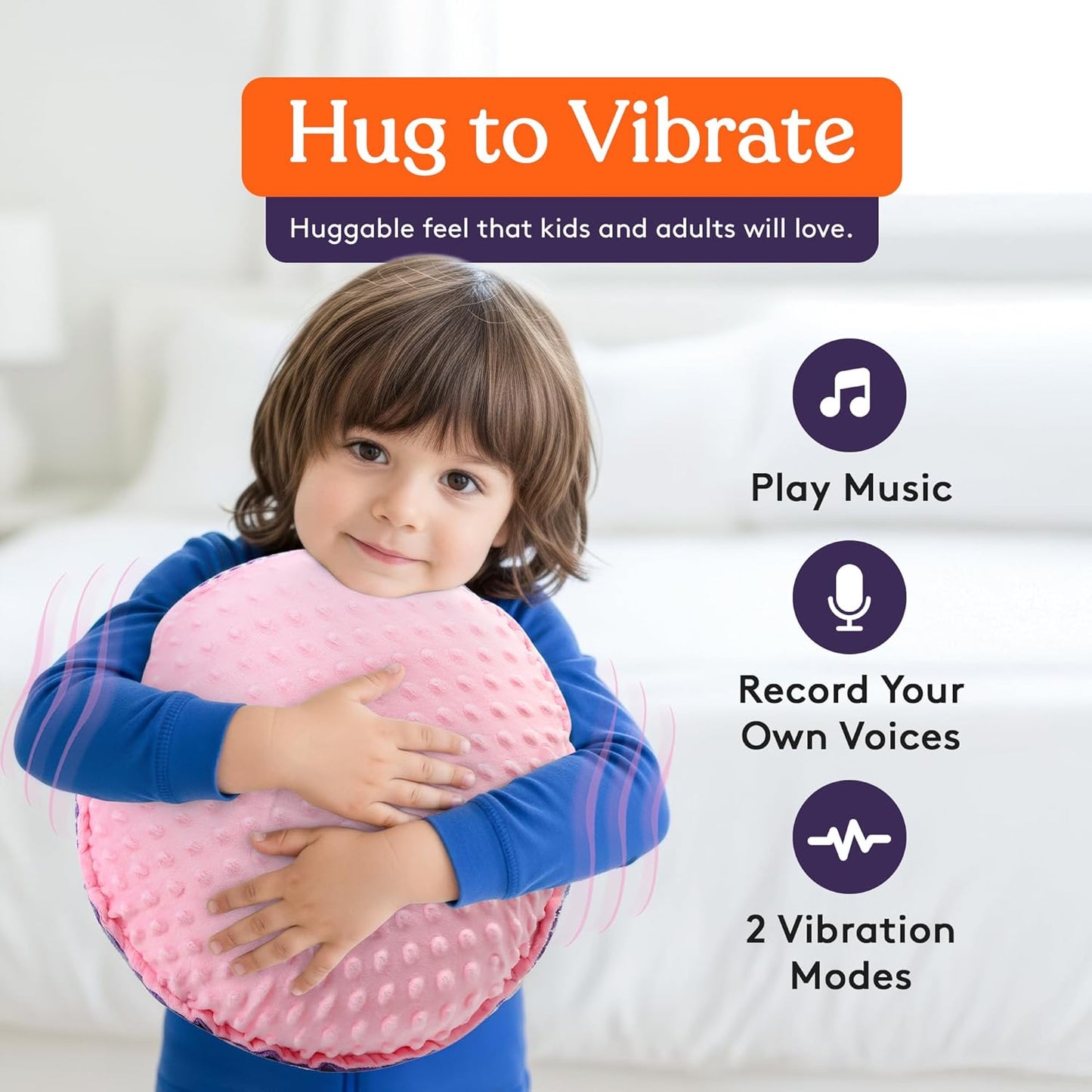 Special Supplies 震動感壓枕（粉紫款） Vibrating Sensory Pillow - Pink-Purple