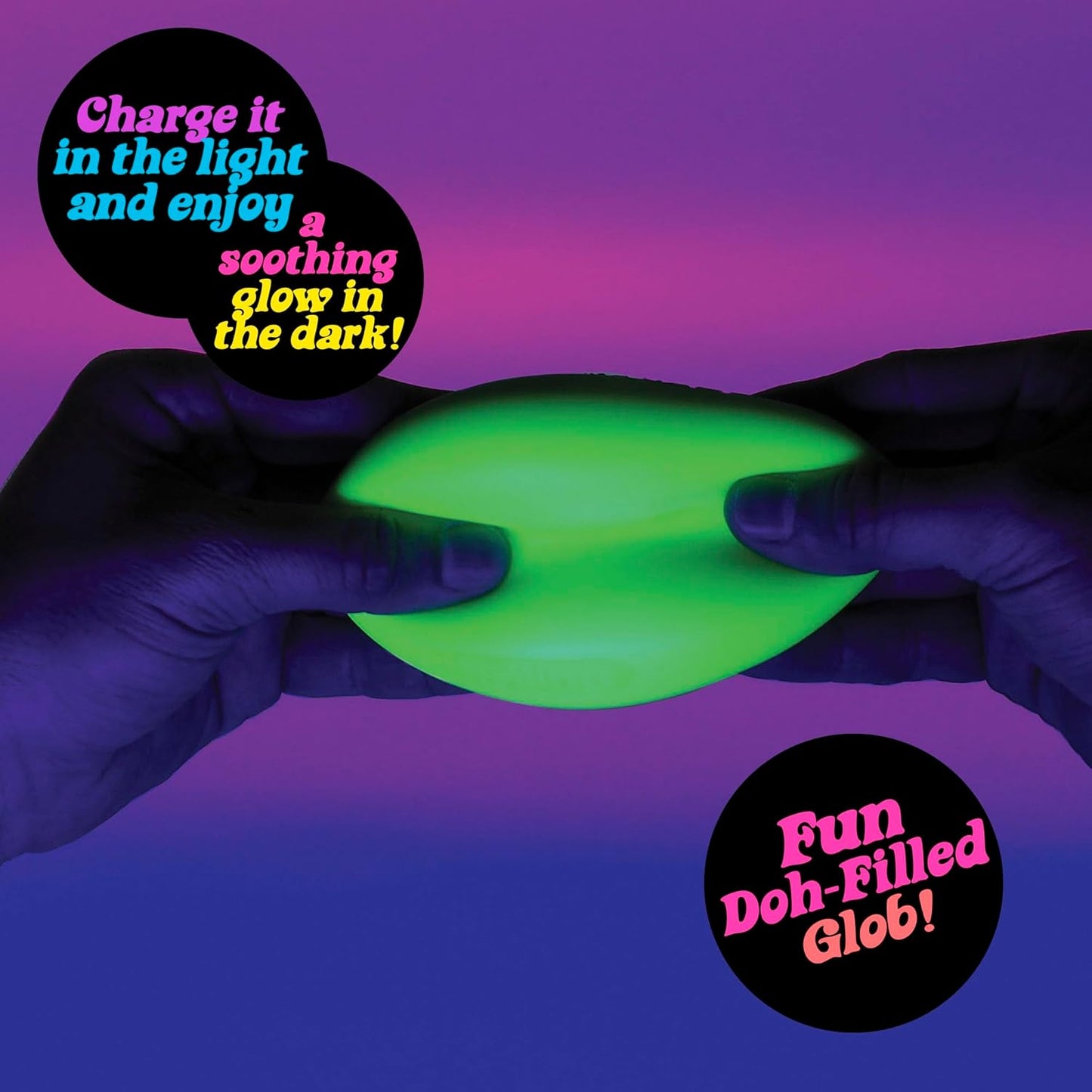 NeeDoh 夜光神秘軟球 Glow-in-the-Dark Sensory Squeeze Ball
