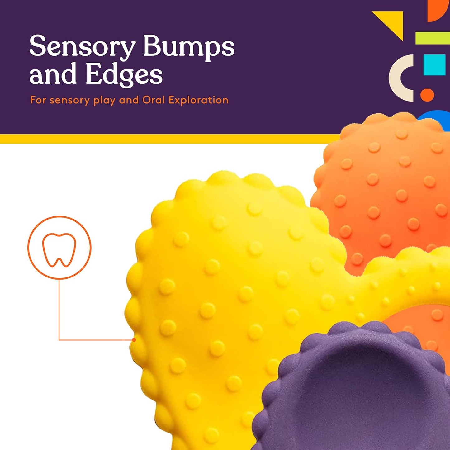 Special Supplies 愛心感統牙膠湯匙 3入組 Heart Teether Spoon – 3 Pack