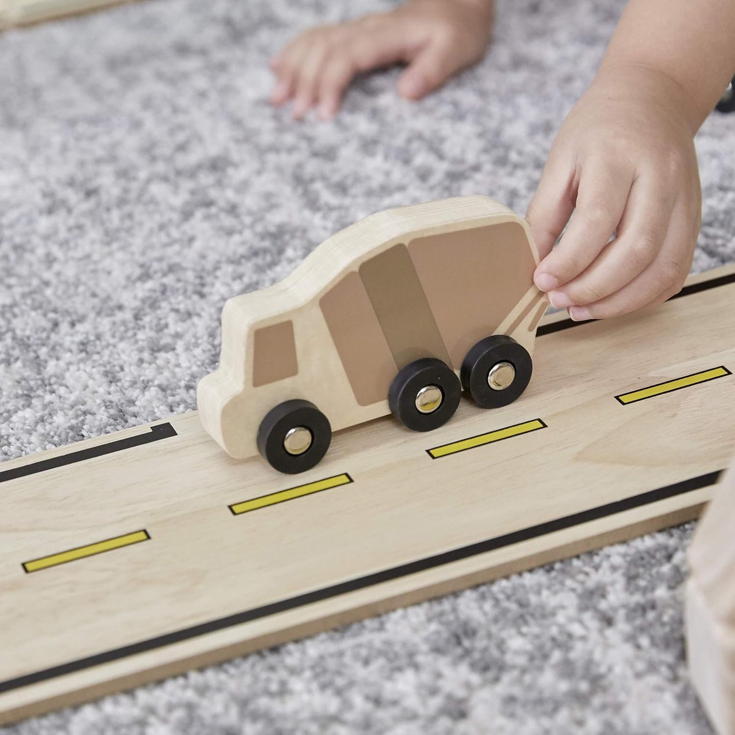 Guidecraft 雙面道路拼圖系統 Double-Sided Roadway