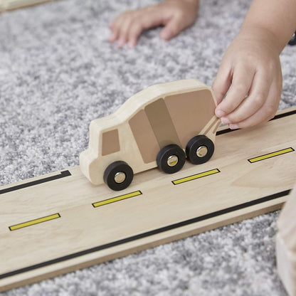 Guidecraft 雙面道路拼圖系統 Double-Sided Roadway