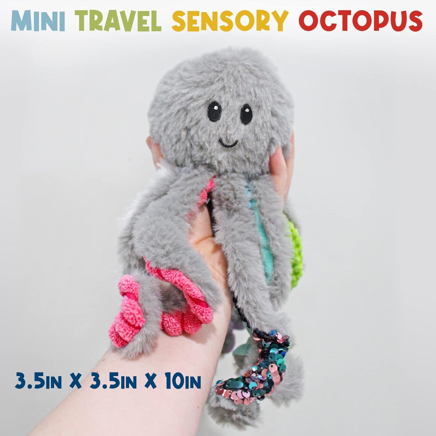迷你感官章魚毛絨玩具 Mini Sensory Octopus Plush Toy