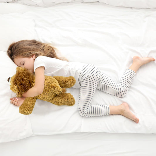 16吋 2磅黄色獅子加壓玩偶 16" 2lbs Yellow Lion Weighted Stuffed Animal