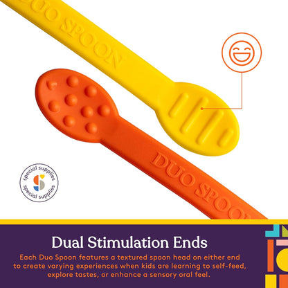 Special Supplies 雙端感統湯匙 3入組 Duo Spoon Oral Motor Tools - 3 Pack