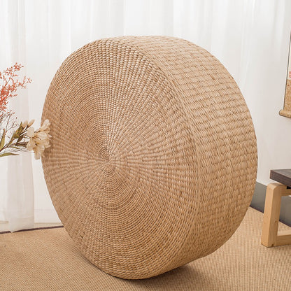 天然草編高彈蒲團 Natural Straw Woven Pouf