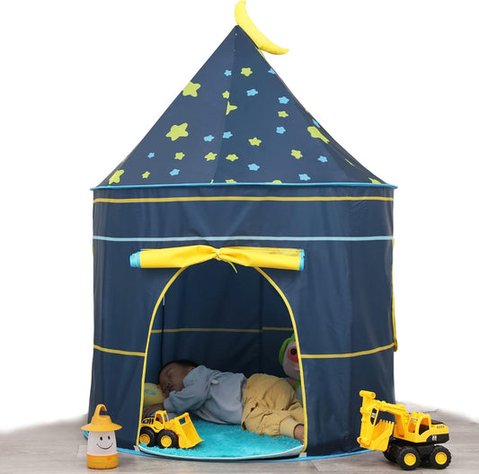 兒童城堡遊戲帳篷（月光藍）Princess Castle Play Tent