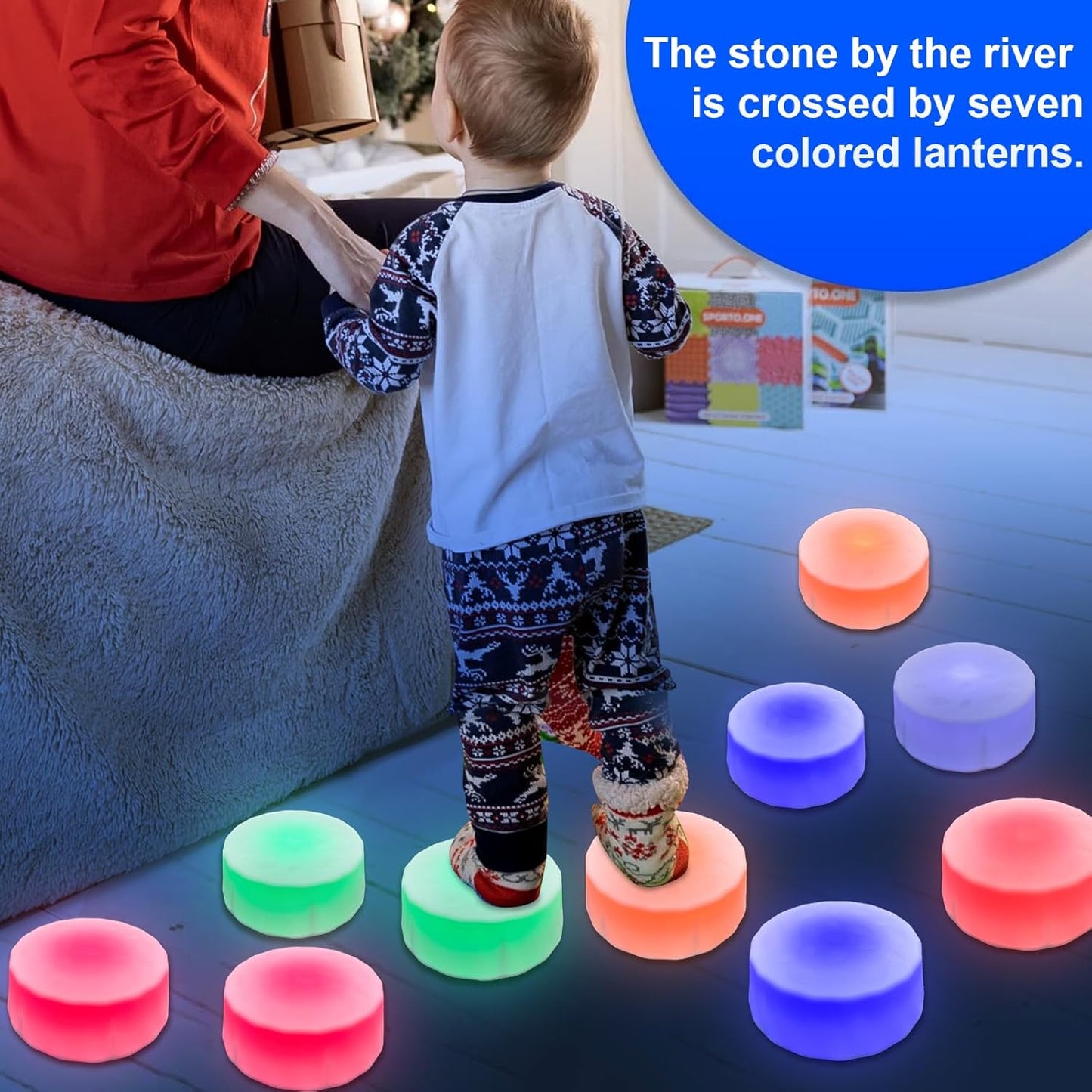 發光感統踏石 6入組  Light-Up Stepping Stones 6-Pack