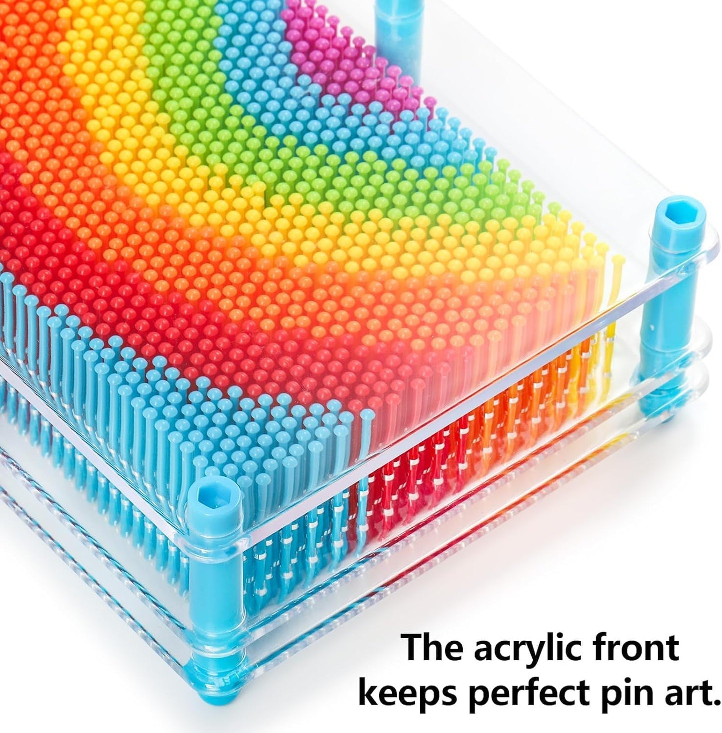 3D 彩虹立體針雕感官玩具 3D Rainbow Pin Art Toy Set