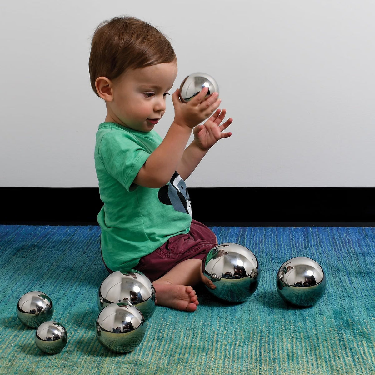 不鏽鋼反光聲音感官球 Tickit Sensory Reflective Sound Balls (Set of 7)