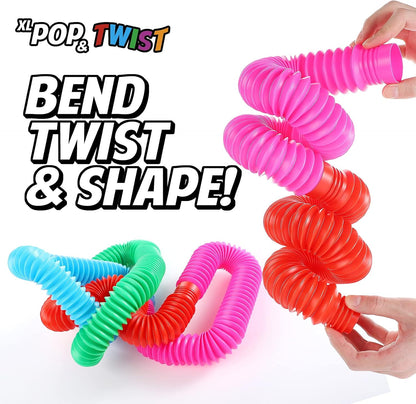 彈響伸縮管 感統減壓玩具 Pop Tubes Sensory Fidget Tubes