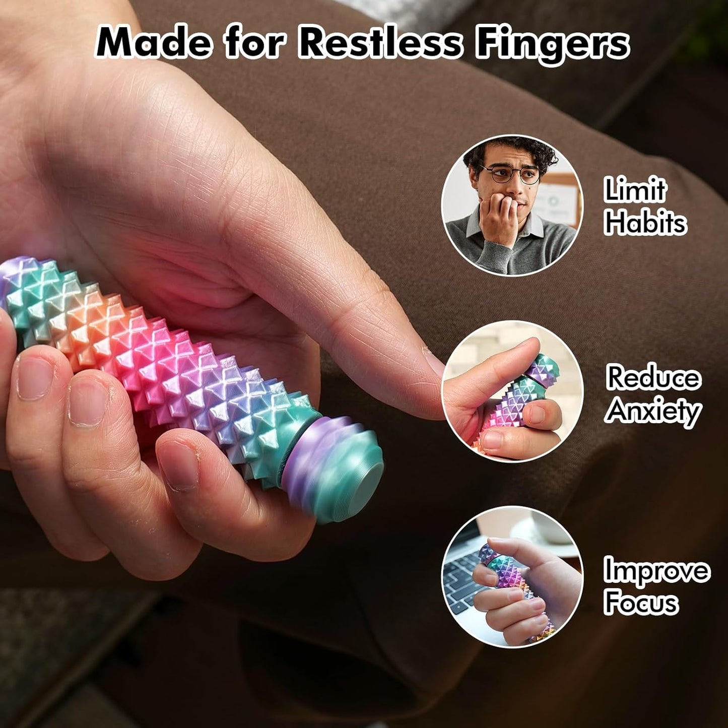 LESONG 旋轉尖刺減壓器 Rotating Spiky Grippie