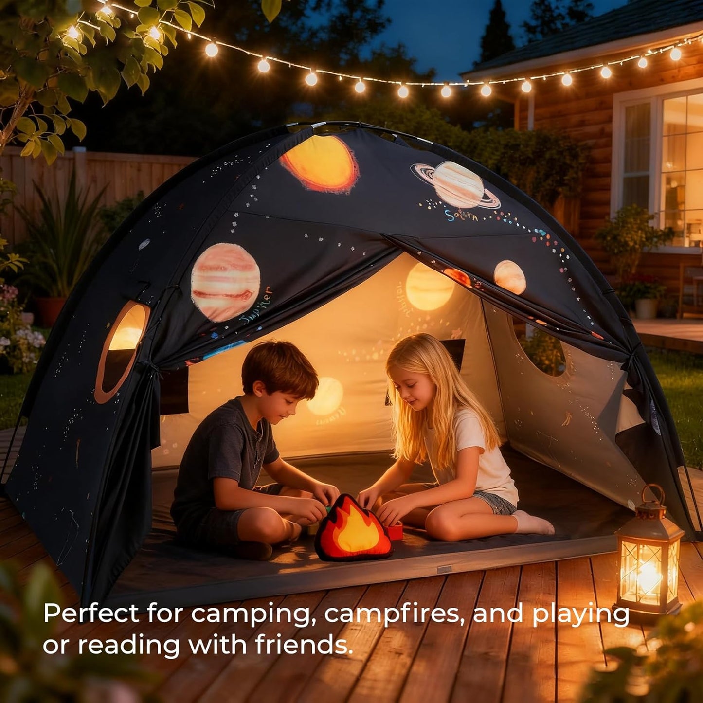 太空星系兒童床帳篷 (9大行星設計) Space Galaxy Bed Tent - 9 Planets Sleeping Canopy
