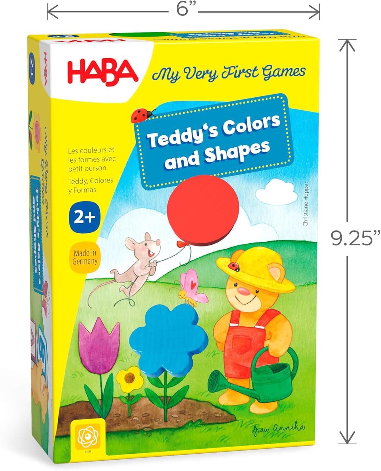 HABA 我的第一個遊戲 - 泰迪熊的顏色與形狀 My Very First Games – Teddy’s Colors & Shapes
