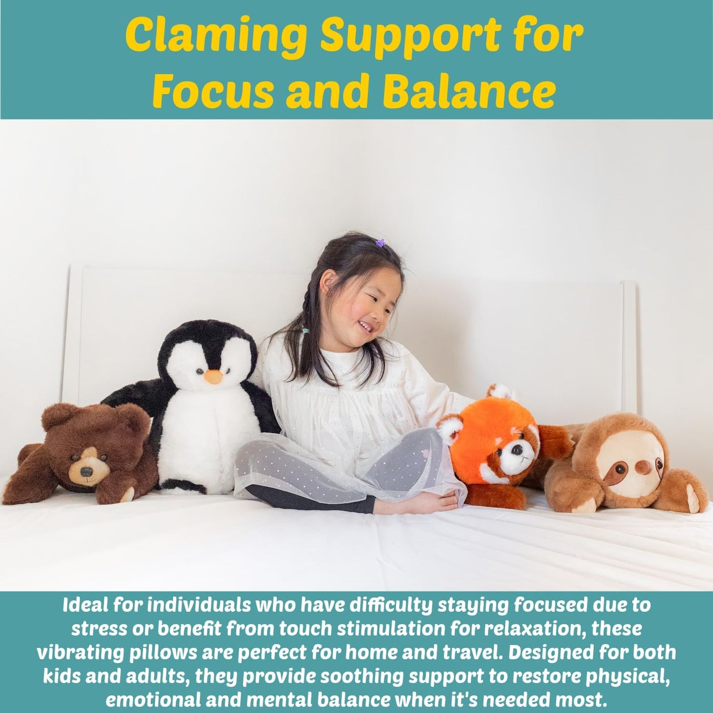 熊感震動承重枕 Bear Sensory Vibrating Pillow