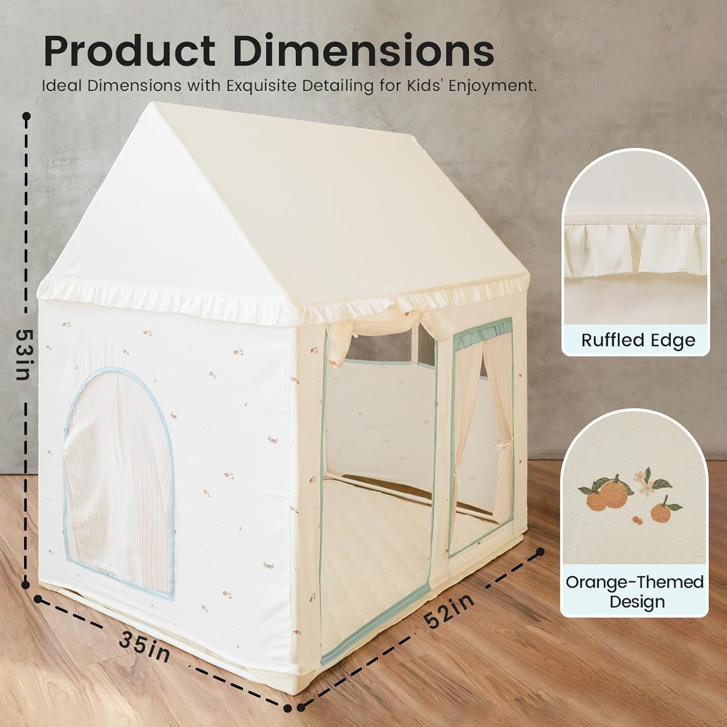 Tiny Land 藍白遊戲帳篷 Blue & White Play Tent