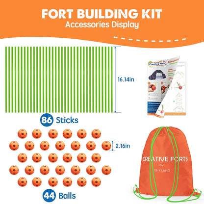 Tiny Land 城堡搭建套組 130件 Fort Builder Kit 130-Piece