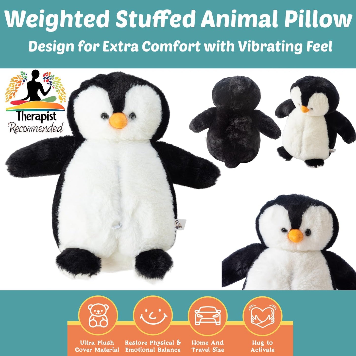 企鵝感官震動承重枕 Penguin Sensory Vibrating Pillow