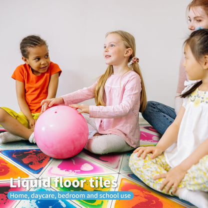 三角形流動液體感官地墊套裝 6入 Triangle Liquid Sensory Floor Tiles Set of 6