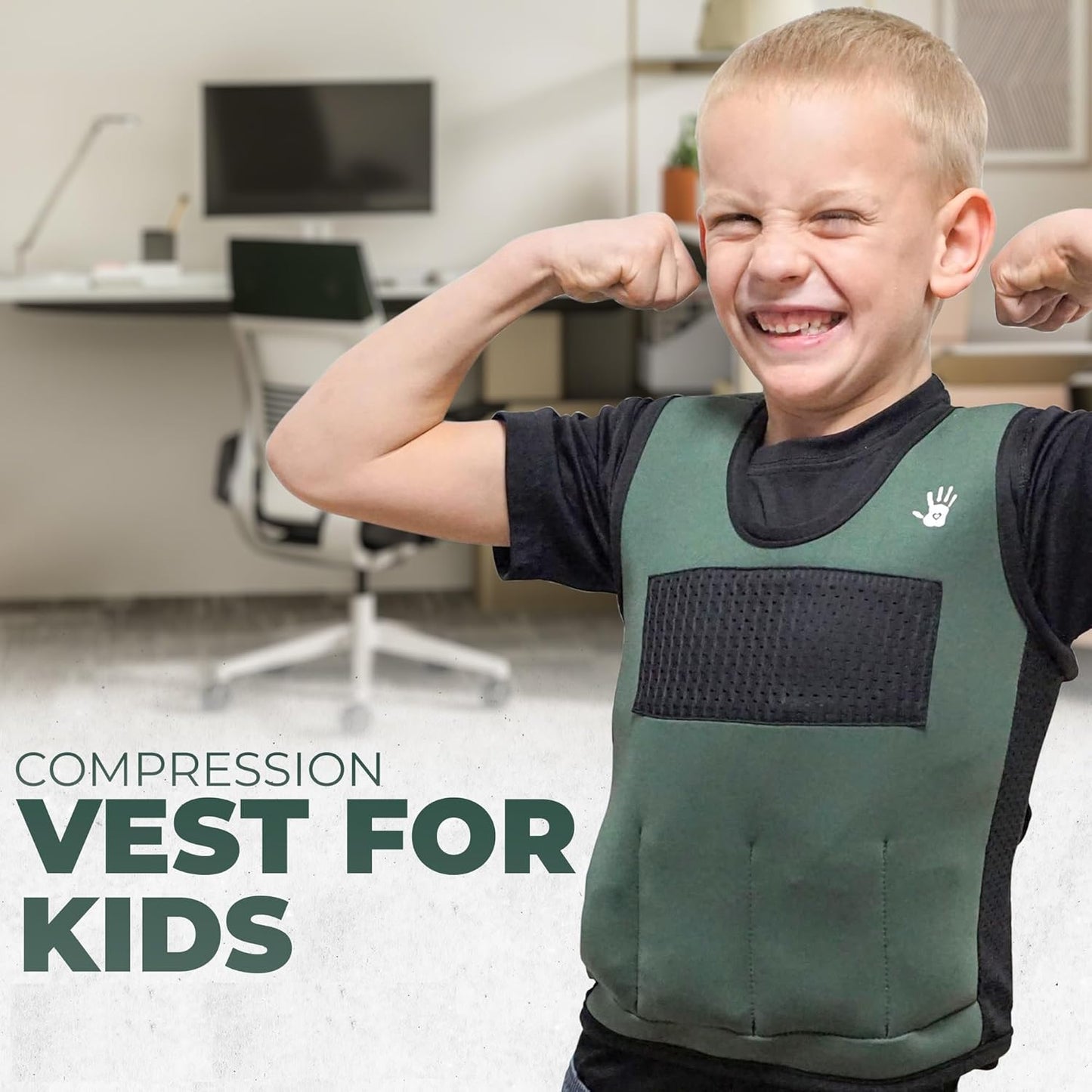 SENSORY4U 兒童加壓背心 中碼 Weighted Vest For Kids Medium