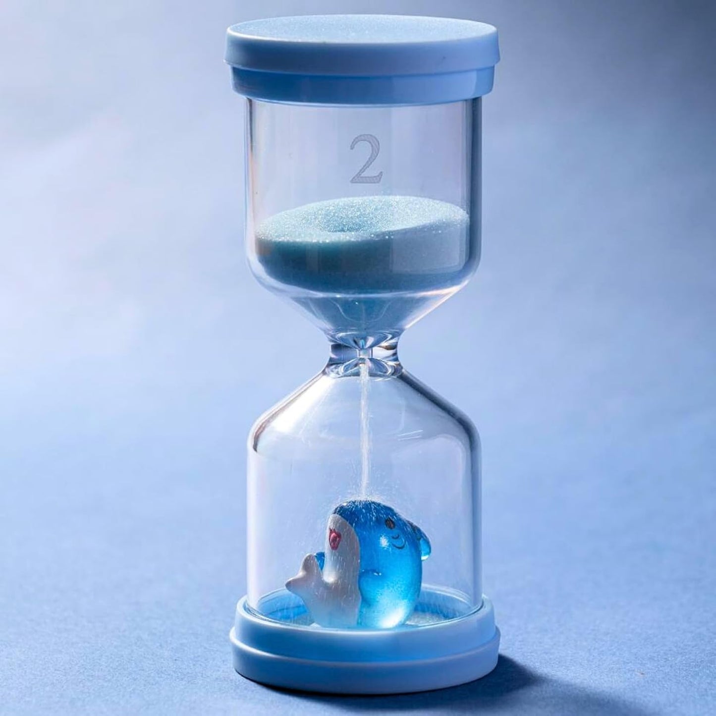 鯊魚沙漏計時器 5分鐘視覺化時間教具 Shark Sand Timer 5-Min Visual Time Tool