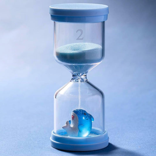 鯊魚沙漏計時器 5分鐘視覺化時間教具 Shark Sand Timer 5-Min Visual Time Tool