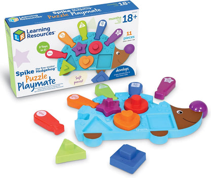 Learning Resources 刺蝟小尖峰拼圖夥伴 Spike Puzzle Playmate