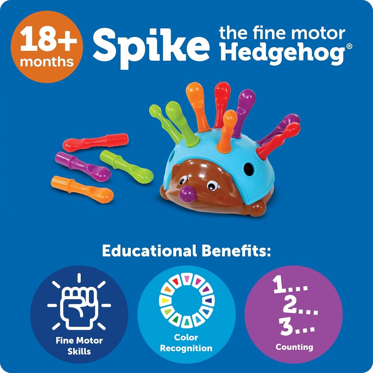 Learning Resources 刺蝟小尖峰 Spike The Fine Motor Hedgehog