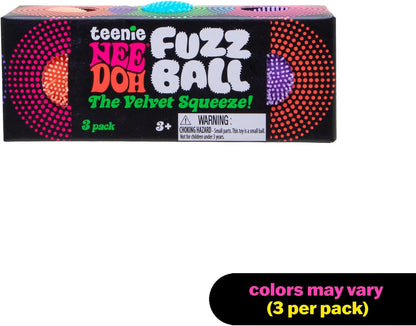 NeeDoh 迷你絨毛舒壓球三件組 Mini Fuzz Ball 3-Pack