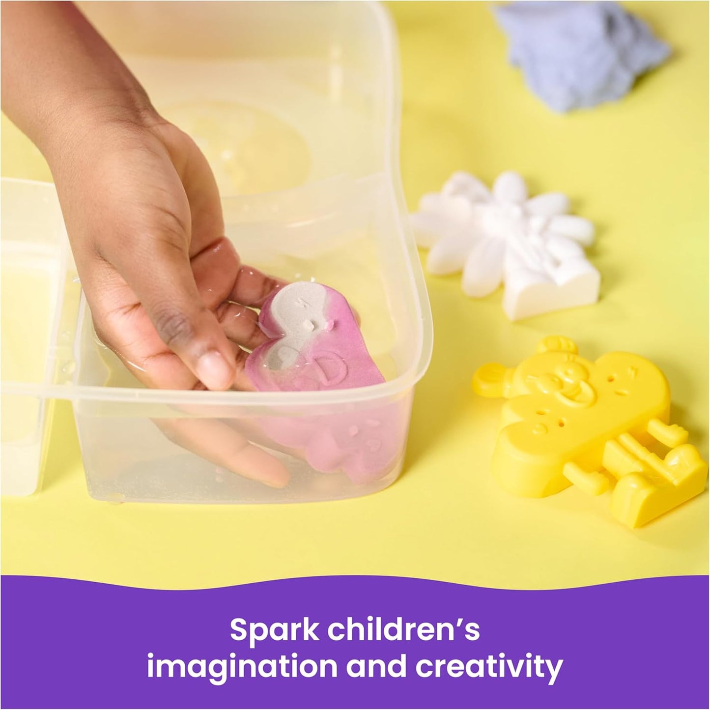 美國Kinetic Sand Splash 水中變色玩沙盒