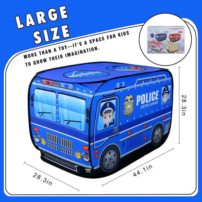 警車造型兒童快開遊戲帳篷 Police Car Pop-Up Play Tent