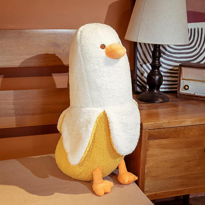 PEACH CAT 香蕉鴨絨毛擢擁抱枕 Banana Duck Hugging Pillow