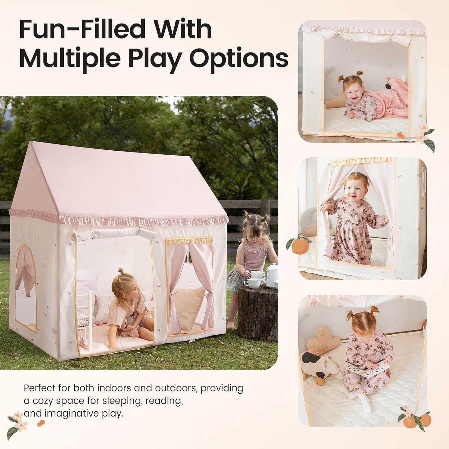 Tiny Land 夢幻粉紅遊戲帳篷 Princess Pink Tent