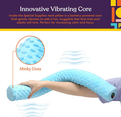Special Supplies 震動感壓頸枕（紫／藍絨款）Vibrating Neck Pillow - Purple/Blue